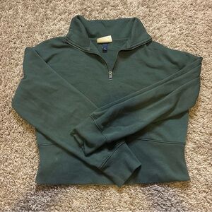 Universal Thread Green Quarter-Zip Pullover